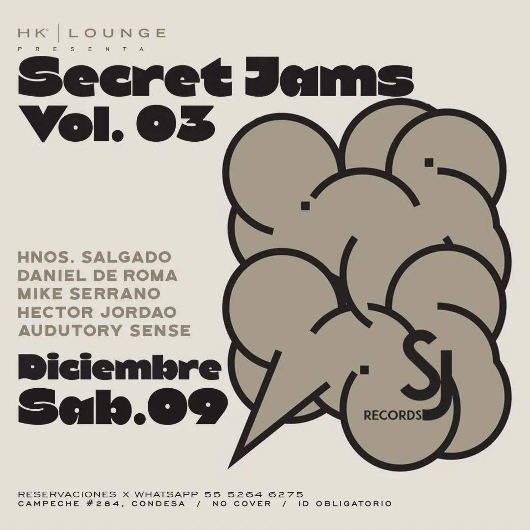 Secret Jams Records Showcase - フライヤー表
