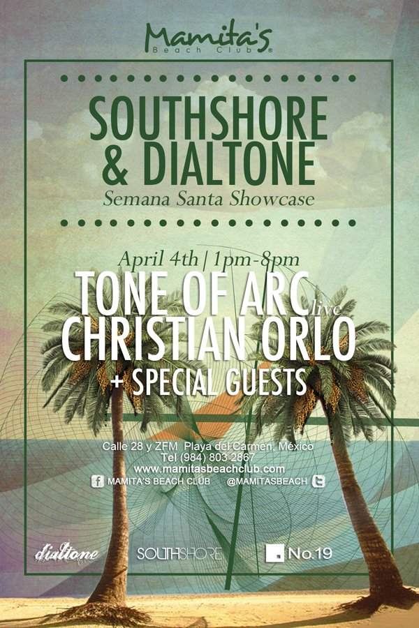 Southshore & Dialtone Semana Santa Showcase - フライヤー表