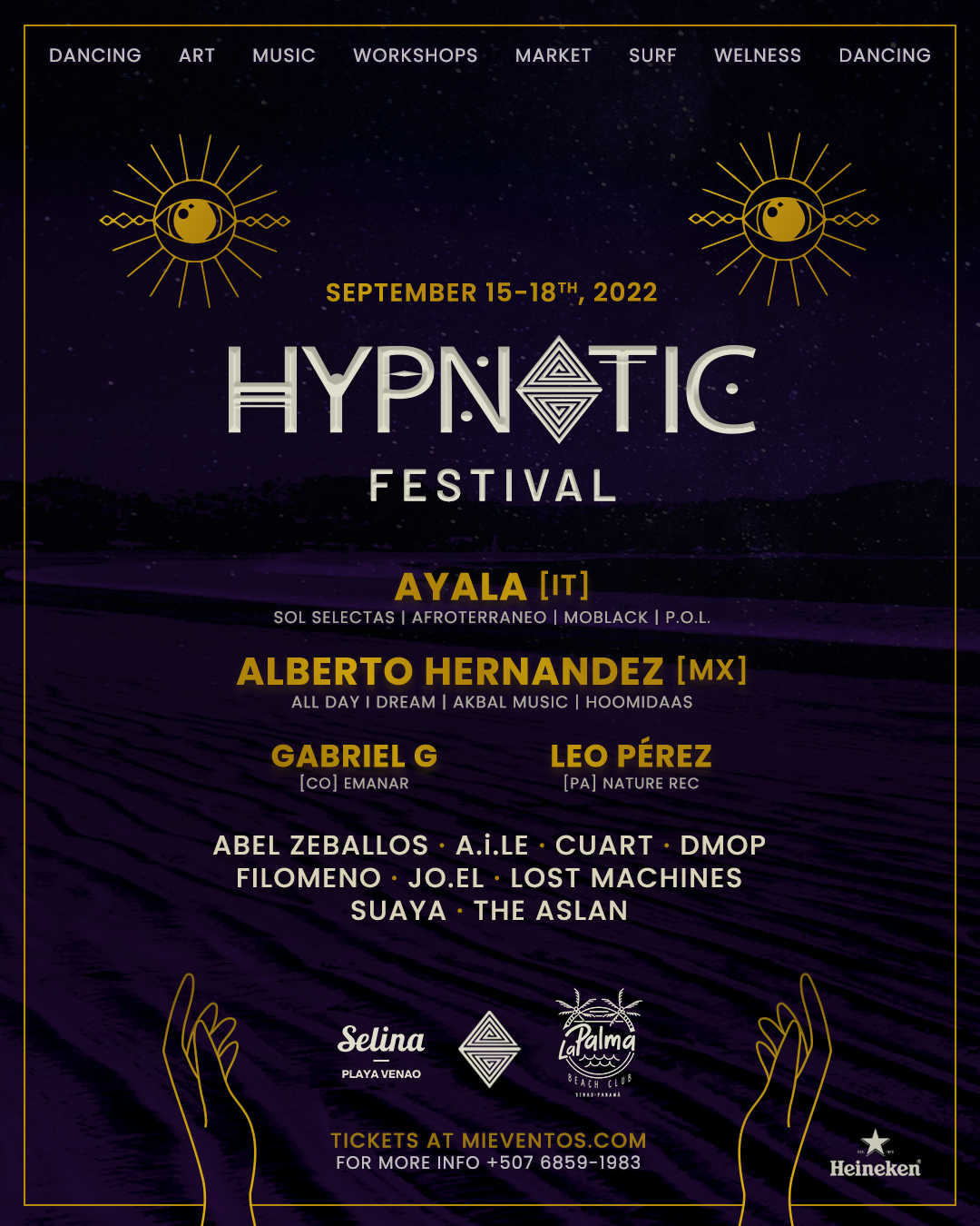 Hypnotic Music Festival - フライヤー表