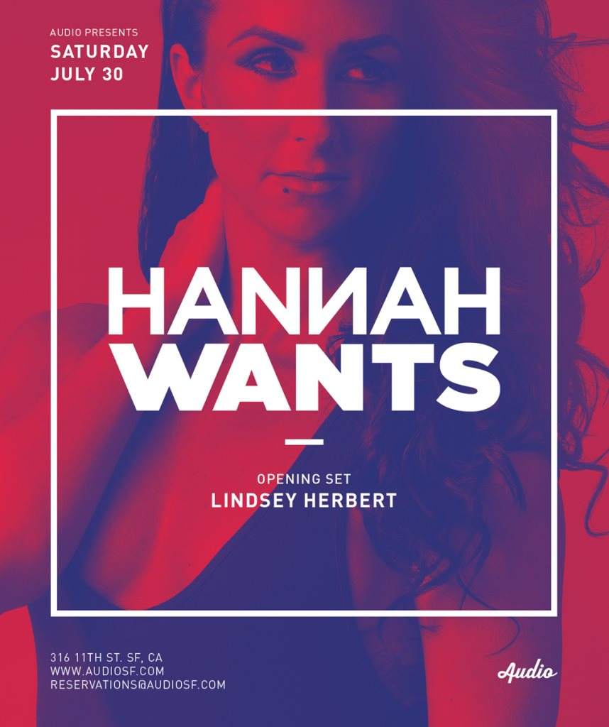Hannah Wants - Página frontal