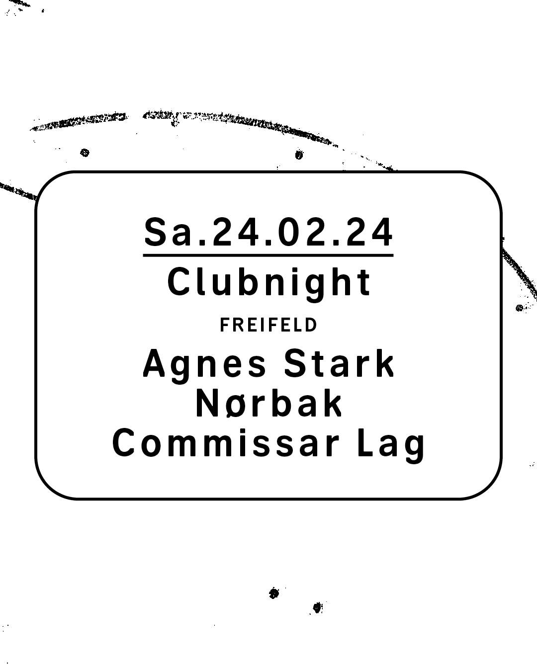 Clubnight - Agnes Stark, Nørbak, Commissar Lag - Página trasera