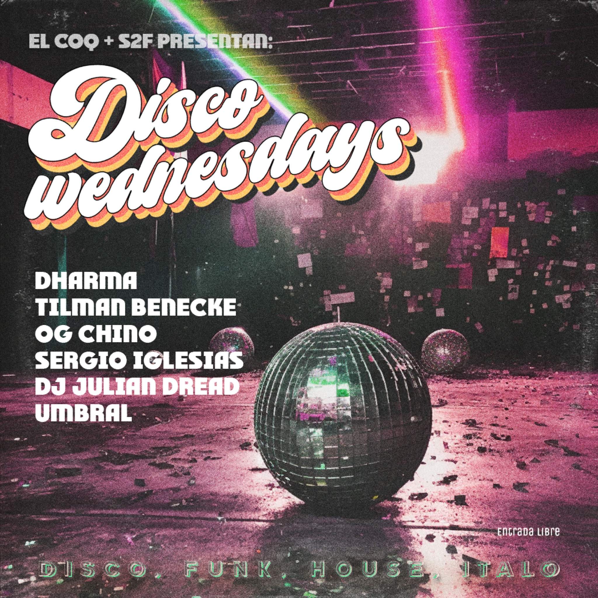Disco Wednesdays - Página frontal