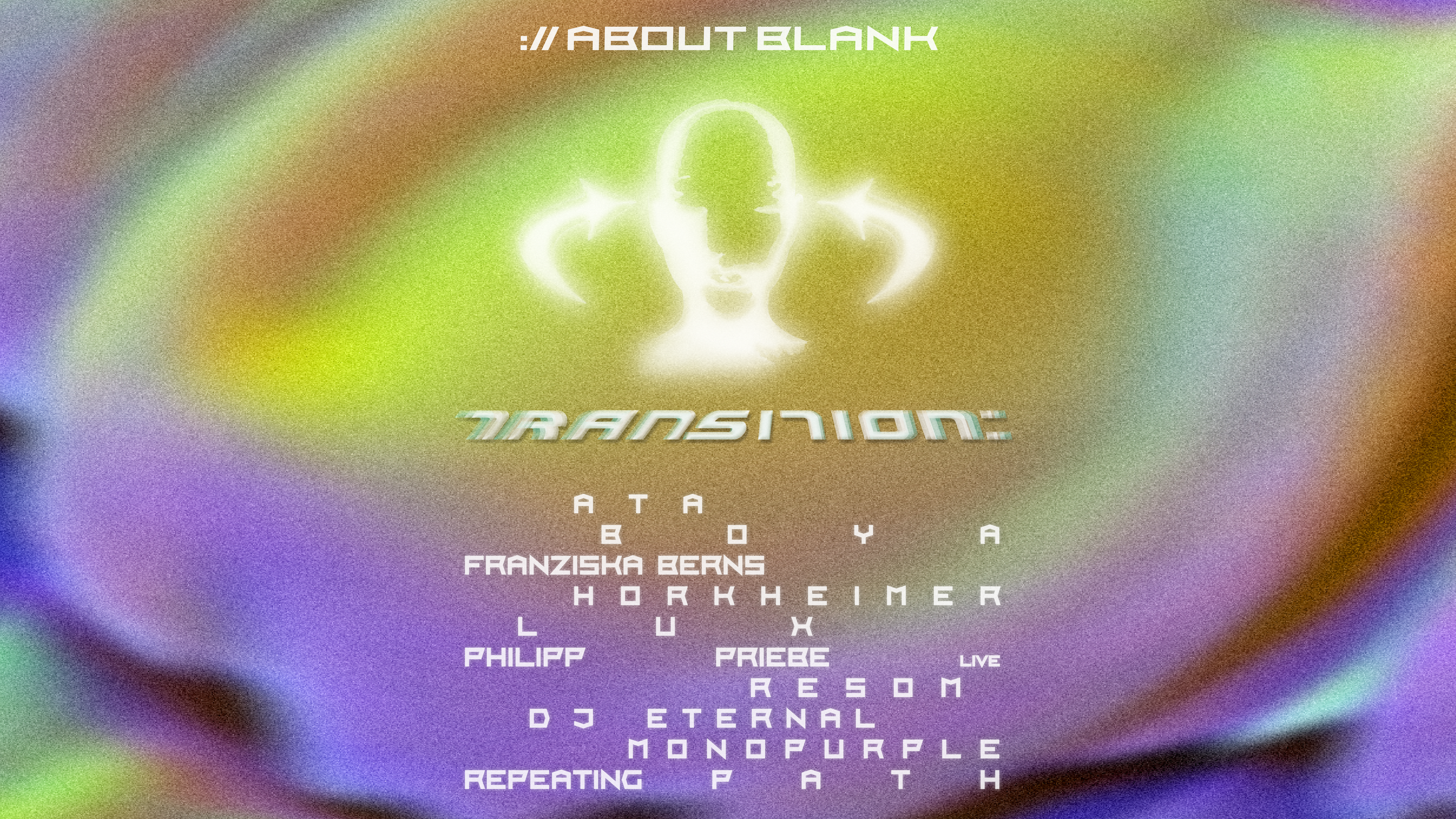 Transition x LARJ:  Ata, Lux., Franziska Berns, Philipp Priebe & Resom - Página frontal