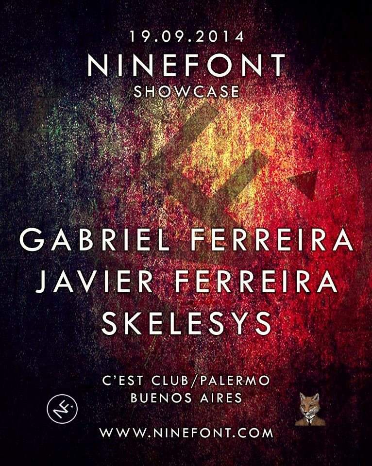Ninefont Showcase Feat. Gabriel Ferreira, Javier Ferreira & Skelesys - Página frontal