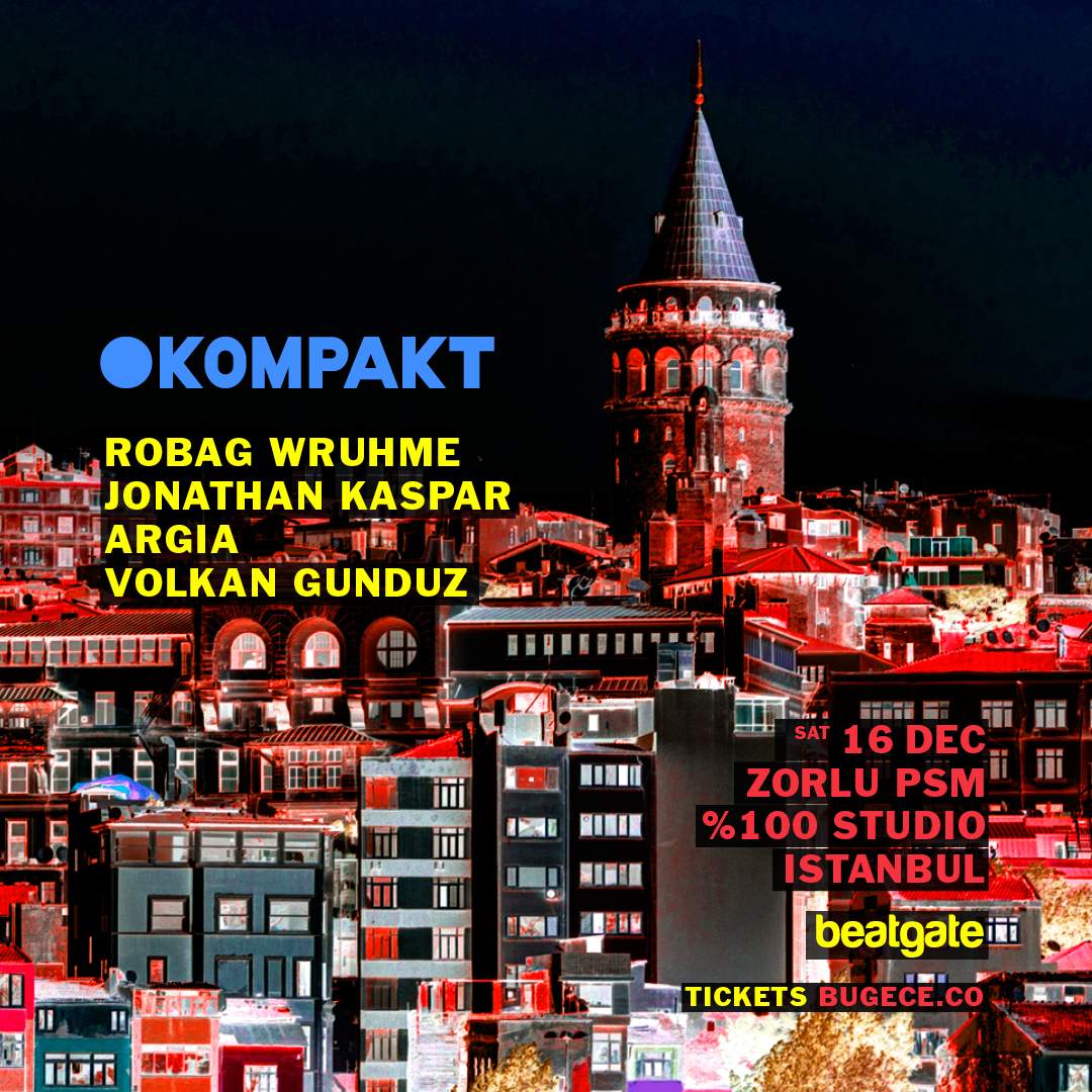Kompakt Label Night Istanbul - フライヤー表