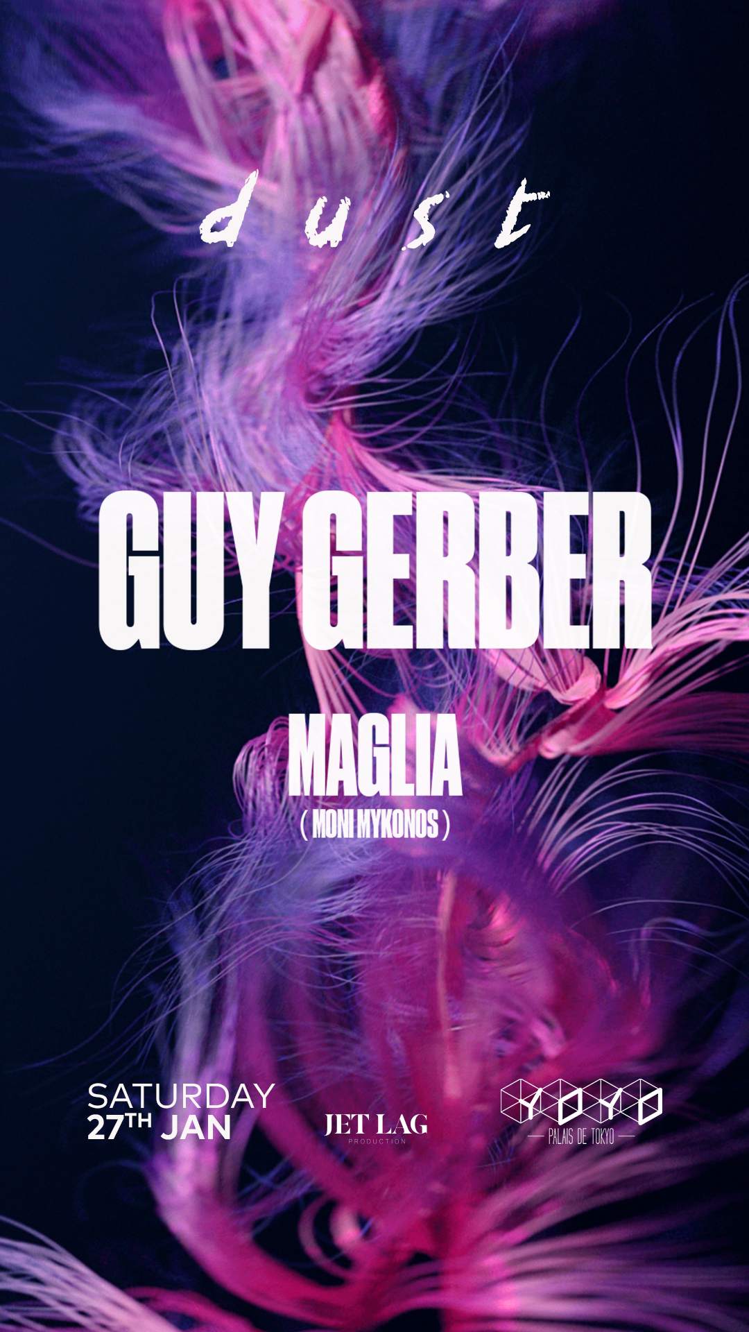 Guy Gerber, Maglia I DUST x YOYO - Página frontal