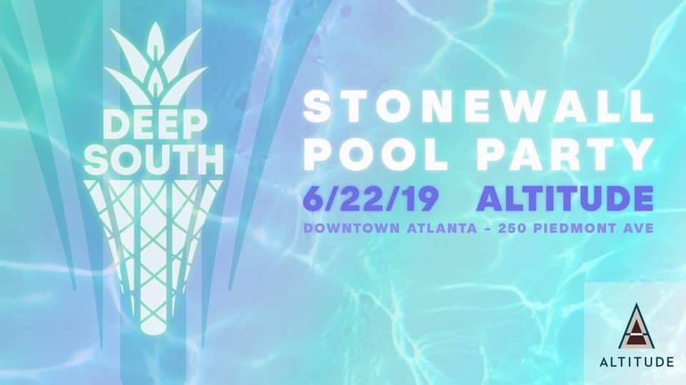 Deep South Stonewall Pool Party - フライヤー表