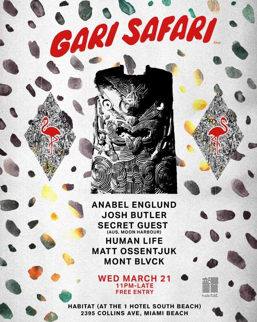 Gari Safari MMW with Anabel Englund, Josh Butler Secret Guests - フライヤー表