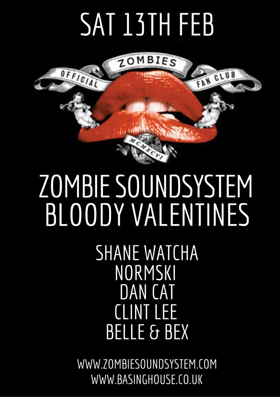 Zombie Soundsystem Bloody Valentine - Página frontal