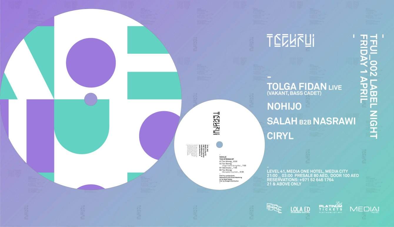 Techfui _ Tfui_002 Label Release Night - フライヤー表