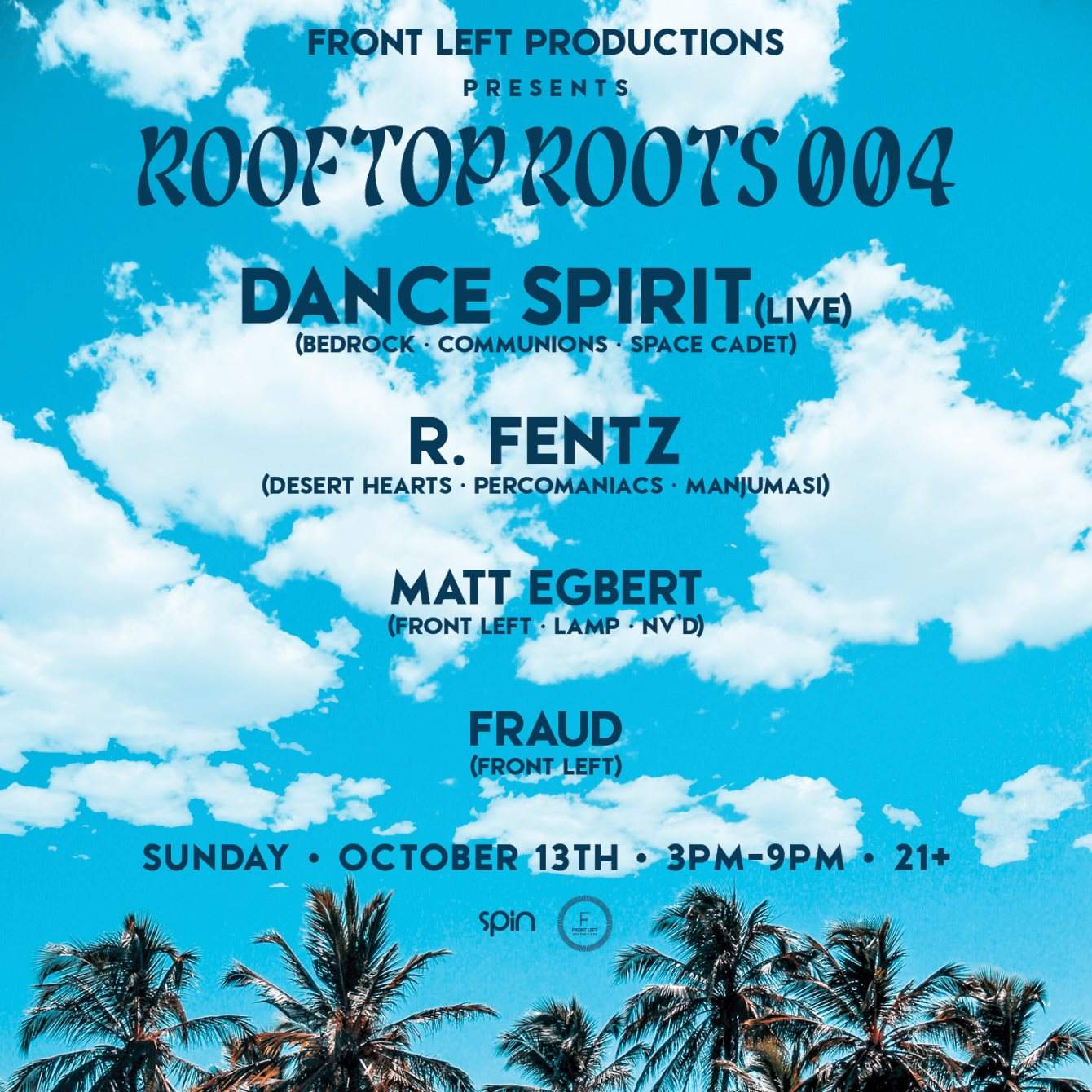 Rooftop Roots 004 with Dance Spirit & R. Fentz - Página frontal