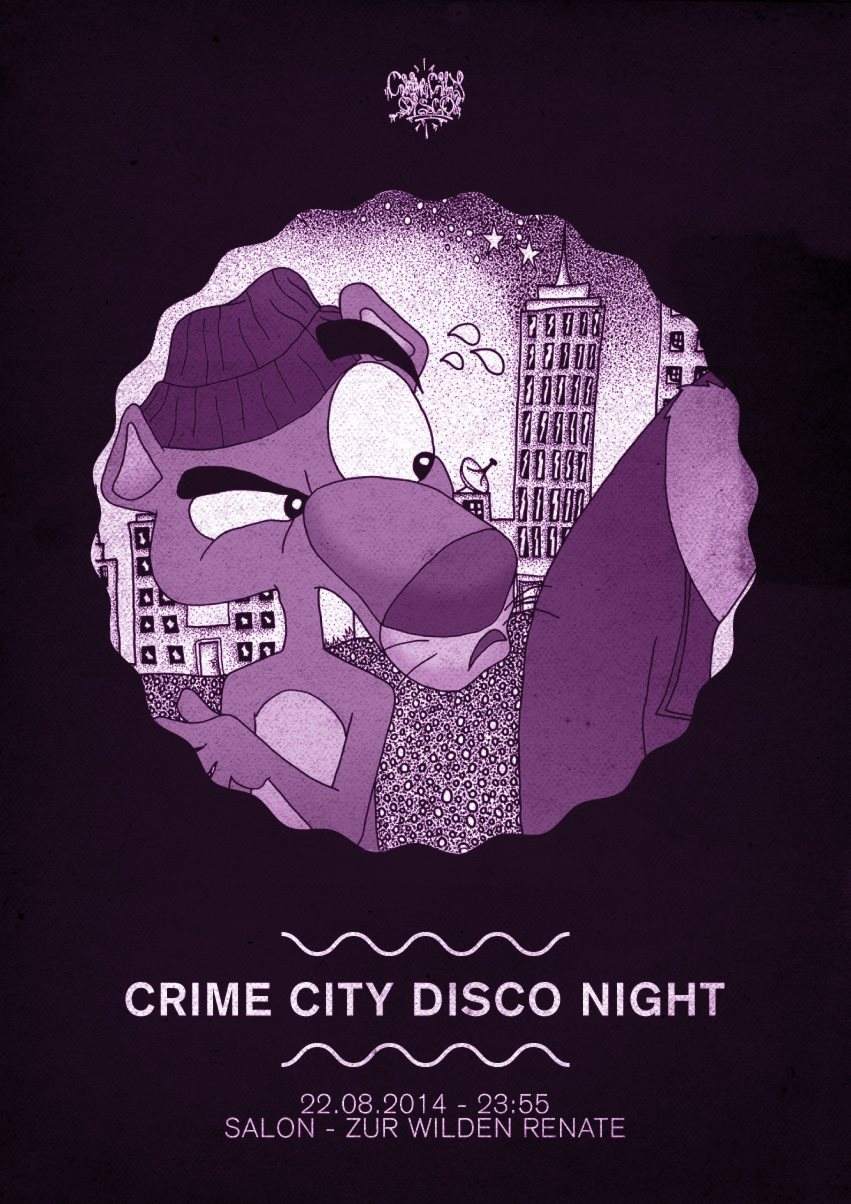 Crime City Disco Night /w. Dorisburg, Eddie C, Arkajo - フライヤー表