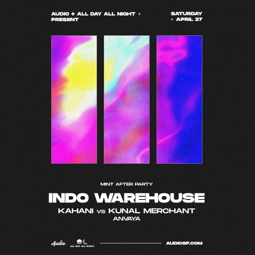 Indo Warehouse at Audio SF - フライヤー表