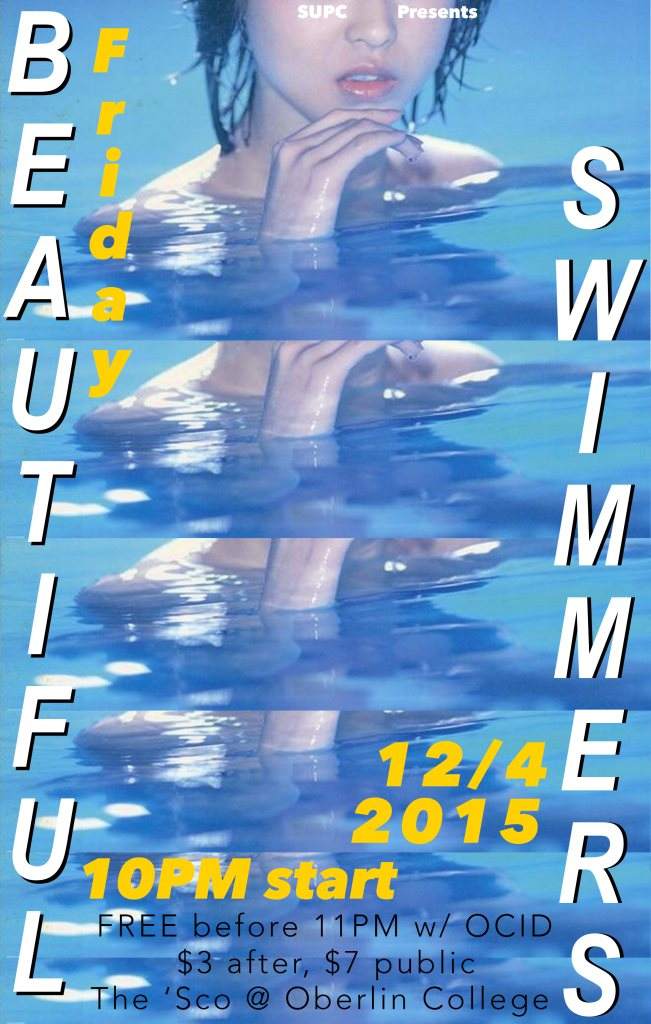 Beautiful Swimmers - フライヤー表