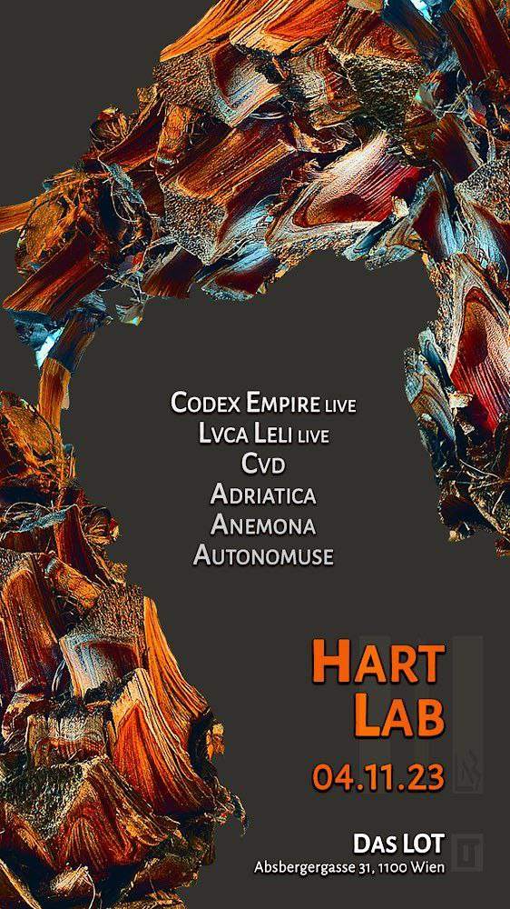 Hart Lab with Codex Empire (live) at Das LOT - Página frontal