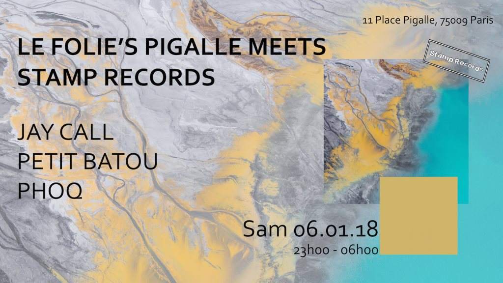 Le Folie's Pigalle Meets Stamp Records - フライヤー表