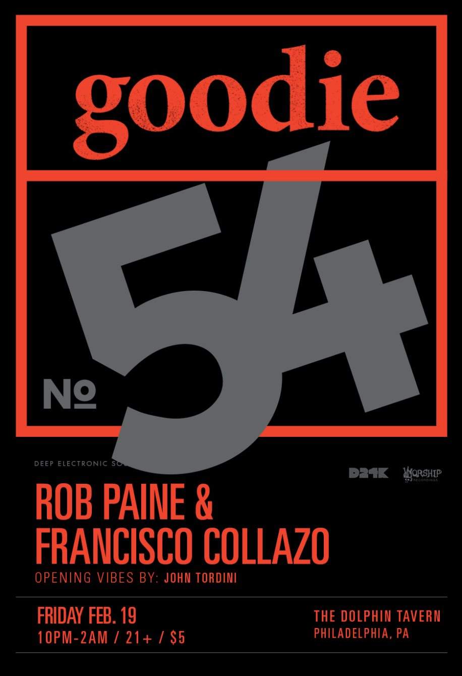 Goodie no. 54 w. Rob Paine, Francisco Collazo & John Tordini - フライヤー表