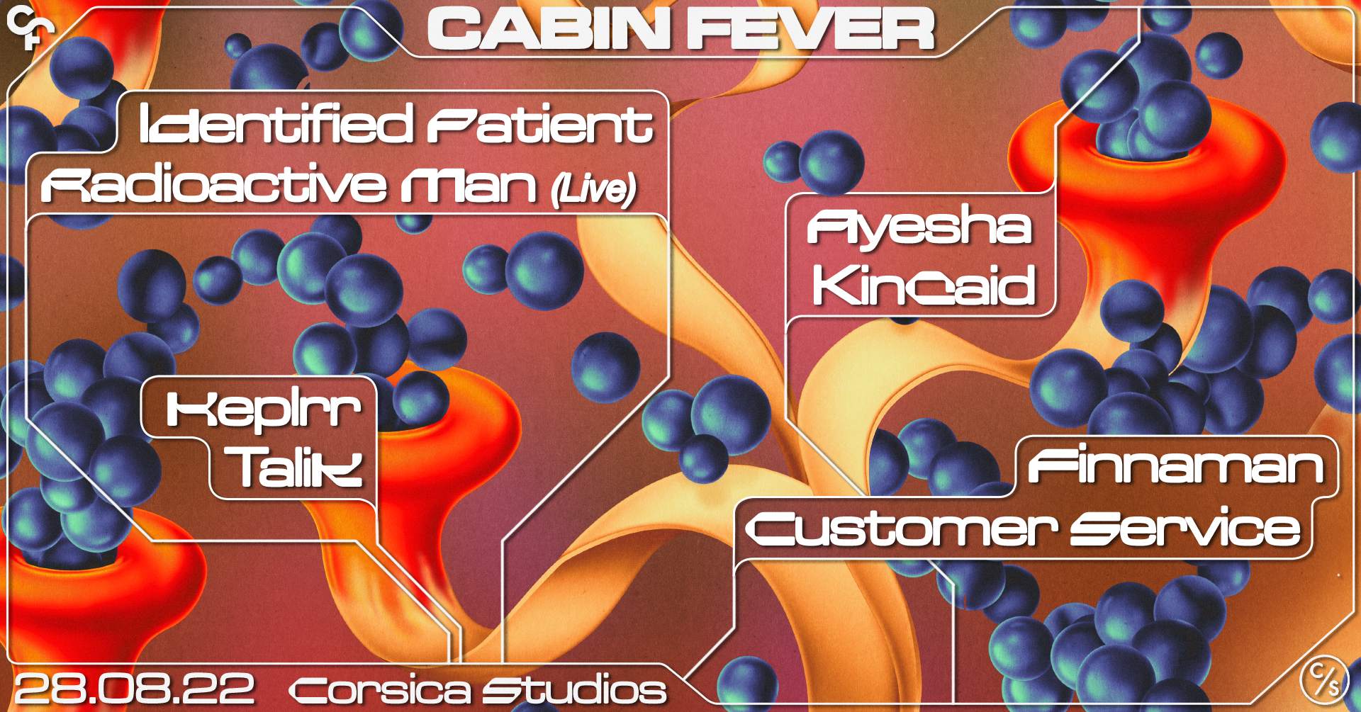 Cabin Fever 4th Birthday: Identified Patient, Radioactive Man (live), Ayesha and More - Página frontal