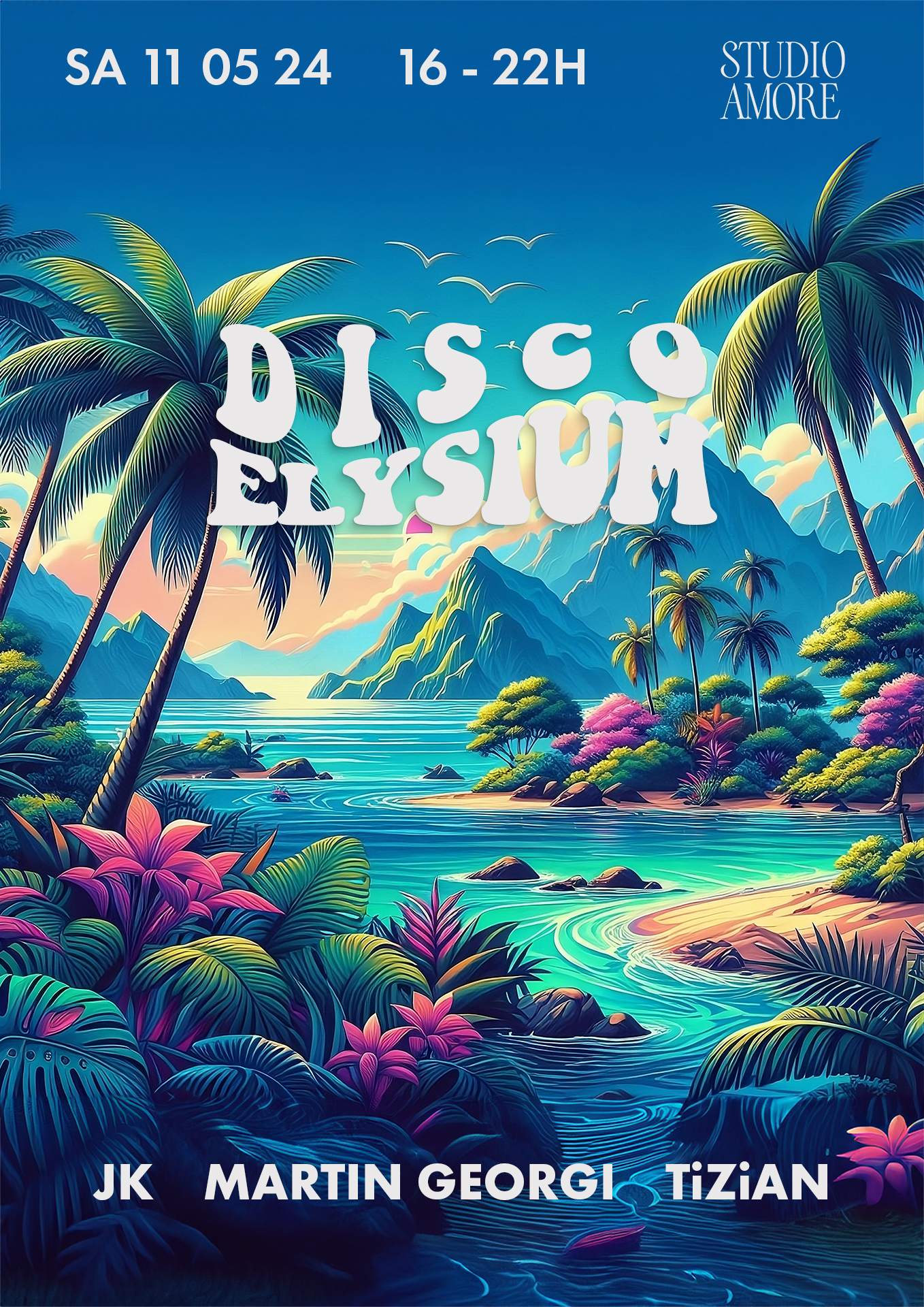 DISCO ELYSIUM - Flyer front