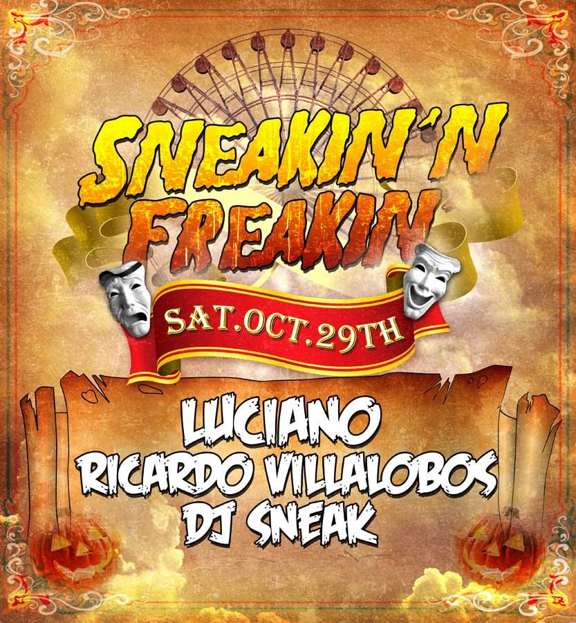 Sneak's Birthday Beats and Carnivale present Sneakin' N Freakin' 2011 - Página trasera