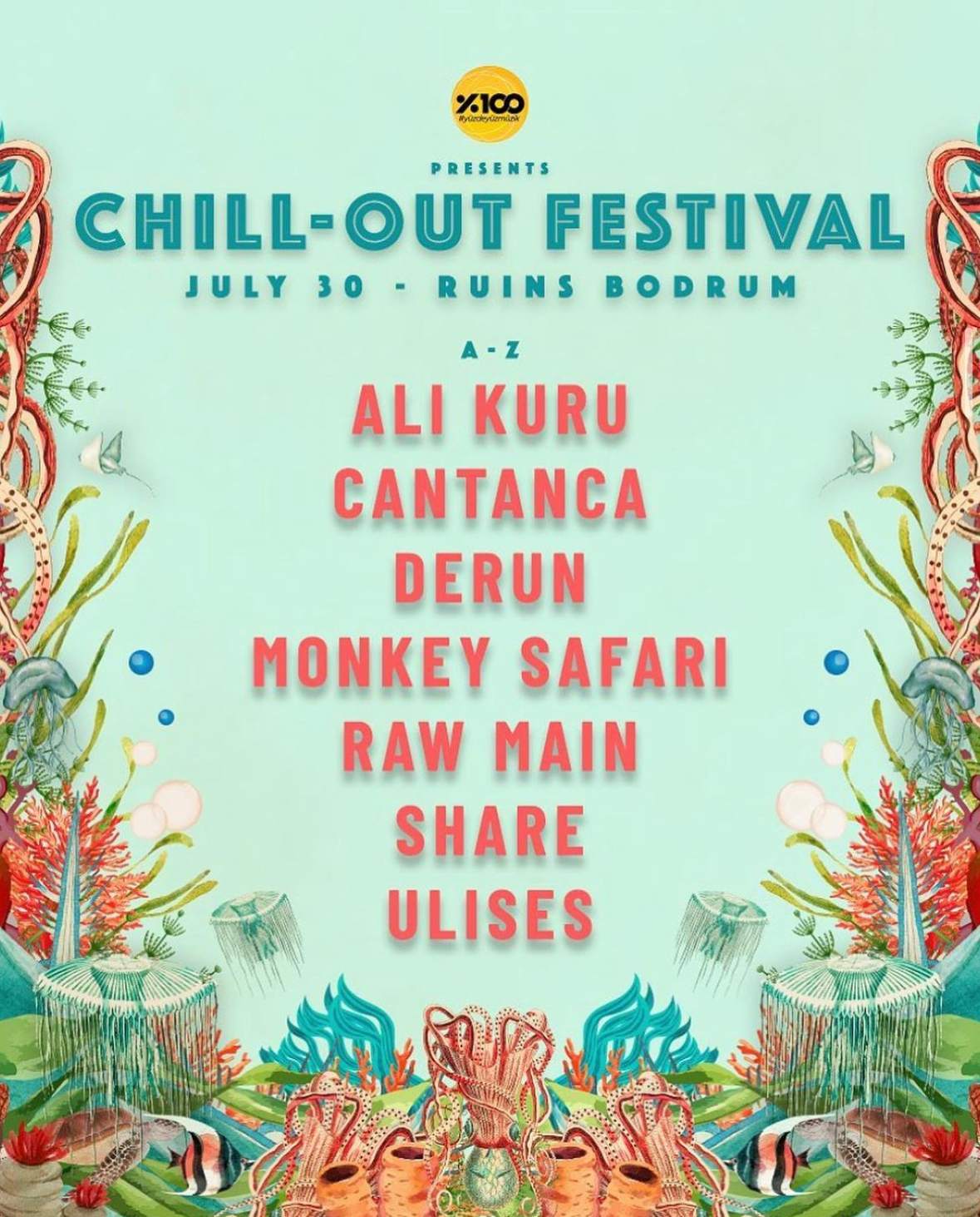 Chill out festival - フライヤー表