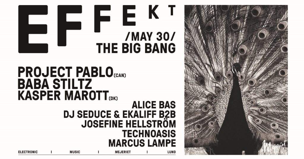 Klubb Effekt Mini Festival – The Big Bang - Página frontal