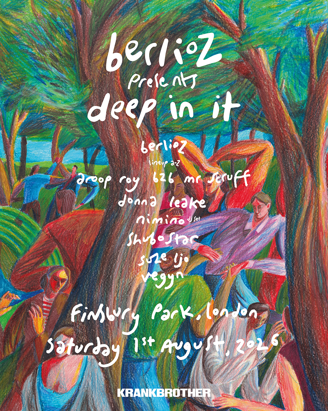 berlioz presents deep in it at Finsbury Park, London