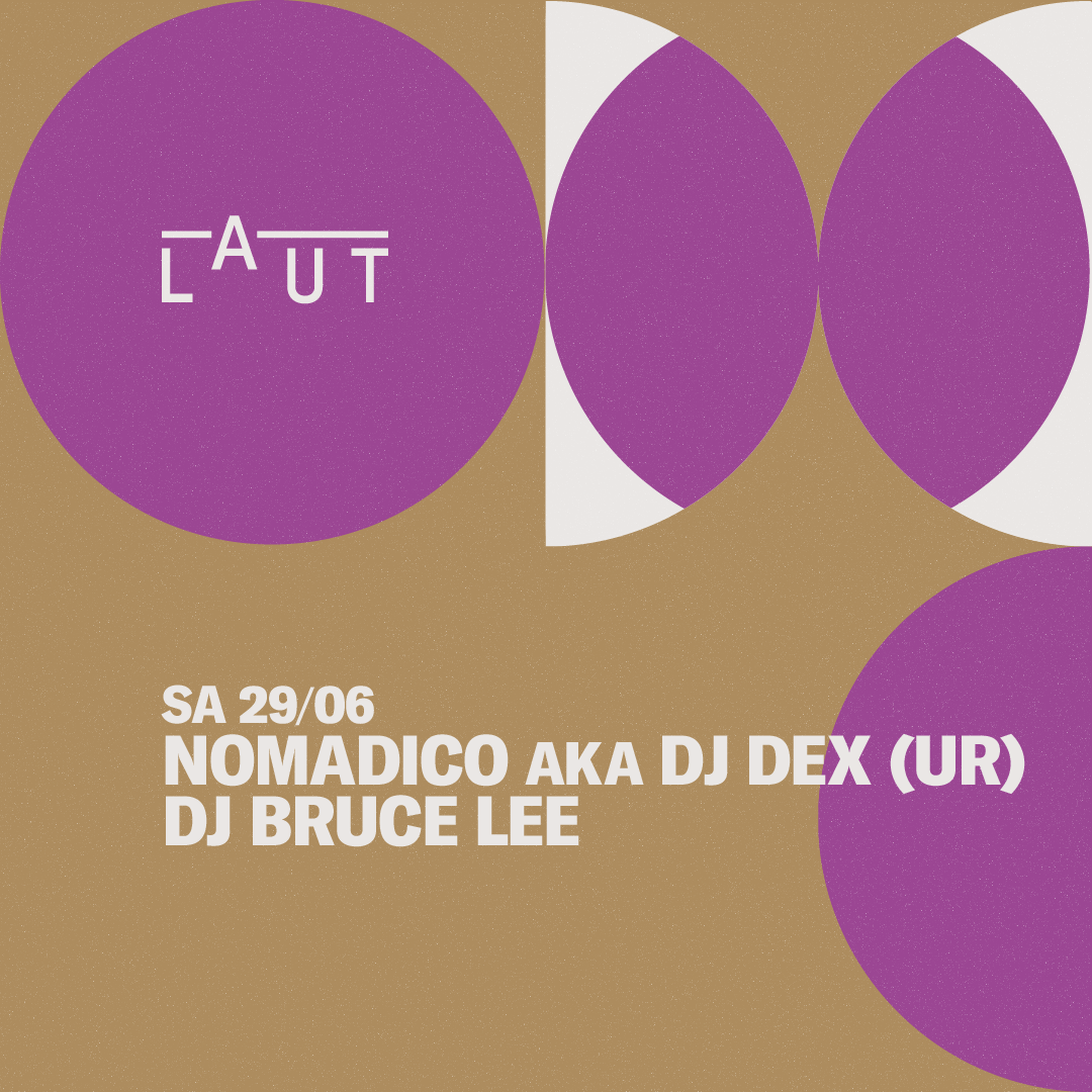 Nomadico aka DJ Dex (UR) + DJ Bruce Lee - フライヤー表