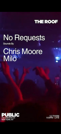 No Requests NYC Rooftop Party - フライヤー表