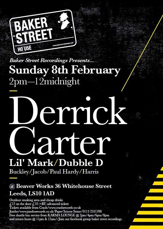 Baker Street Records presents Derrick Carter - フライヤー表