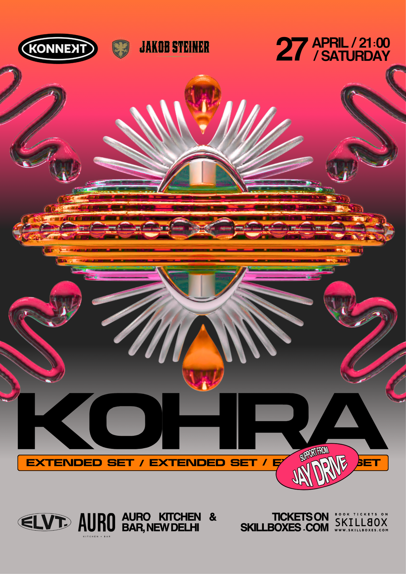 Konnekt presents Kohra - フライヤー表