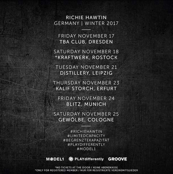 Richie Hawtin - German Tour - Página frontal