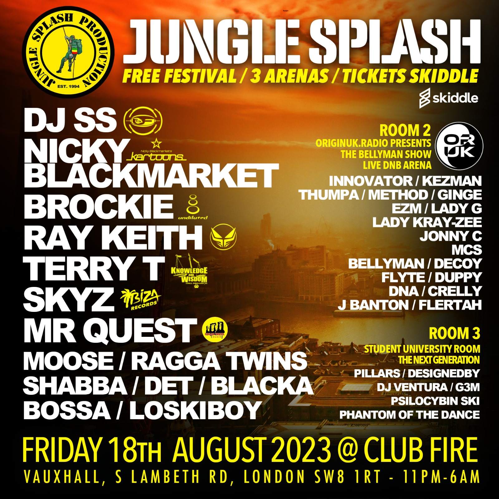 Jungle Splash Festival - Página frontal