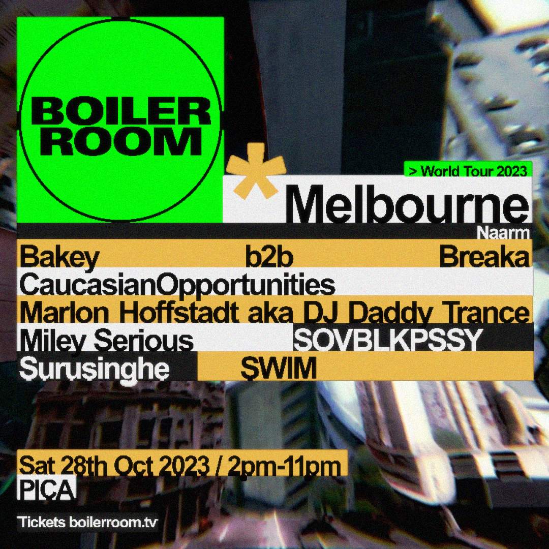 Boiler Room: Melbourne at Pica (Port Melbourne Industrial Centre for ...