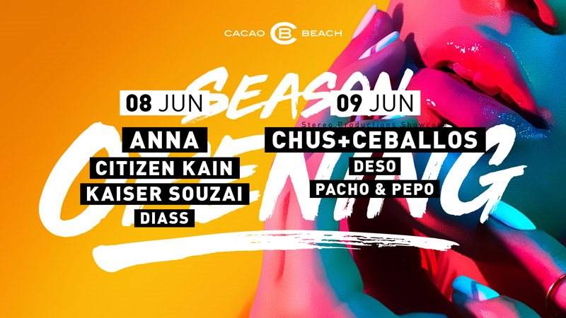 Cacao Beach Season Opening 2018, Night 2 - Página frontal