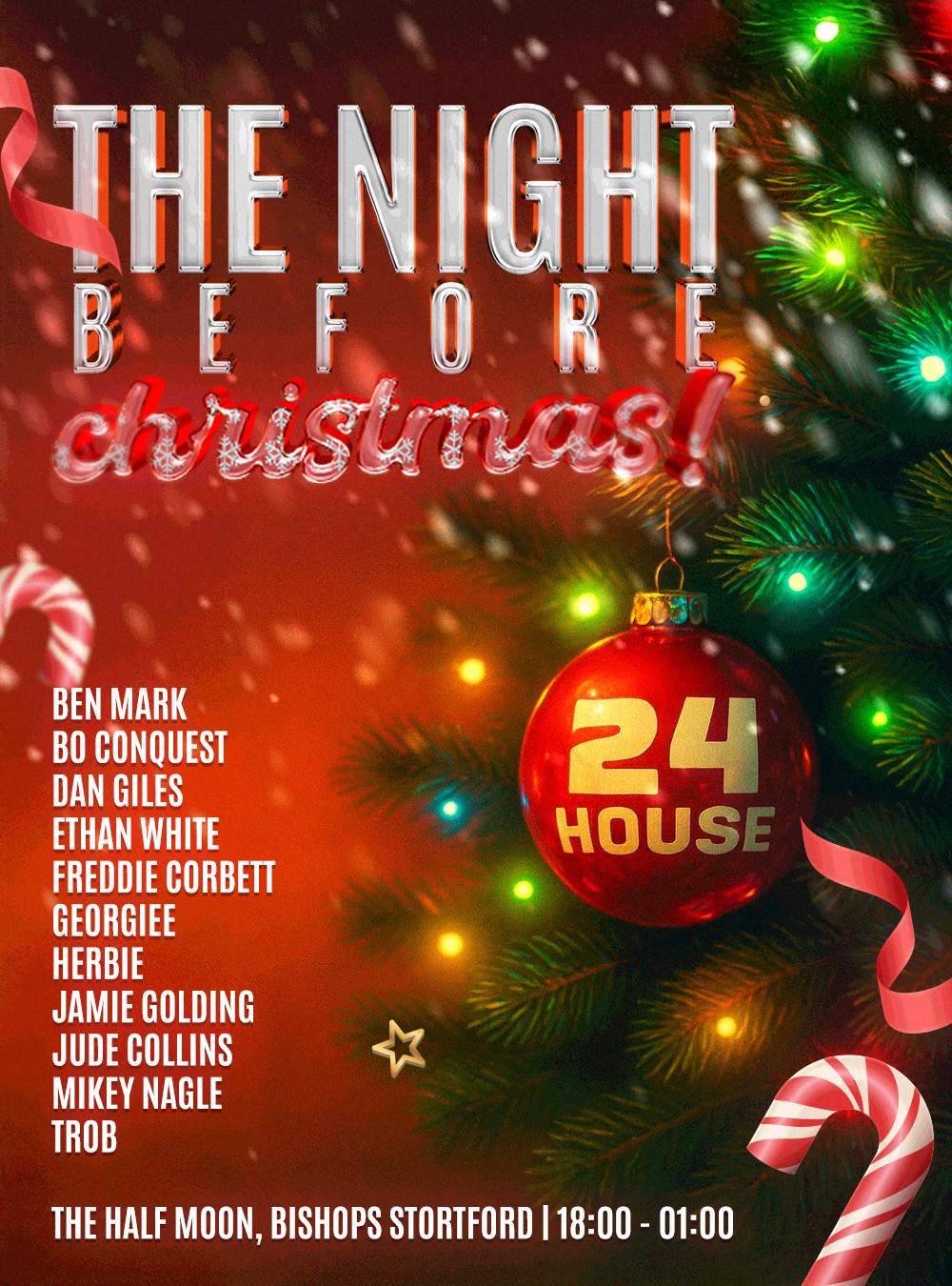 24House X SYNC Christmas Eve at TBA - The Half Moon, London