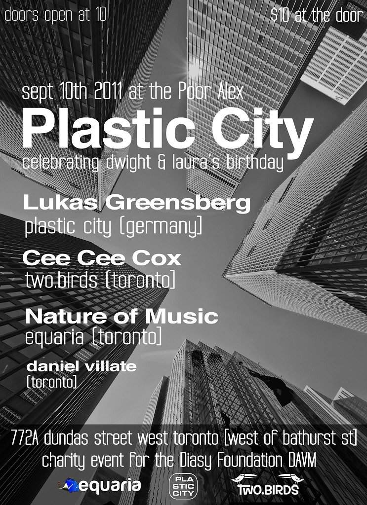 Lukas Greenberg I Cee Cee Cox Live I Nature Of Music I Daniel Villate - フライヤー表