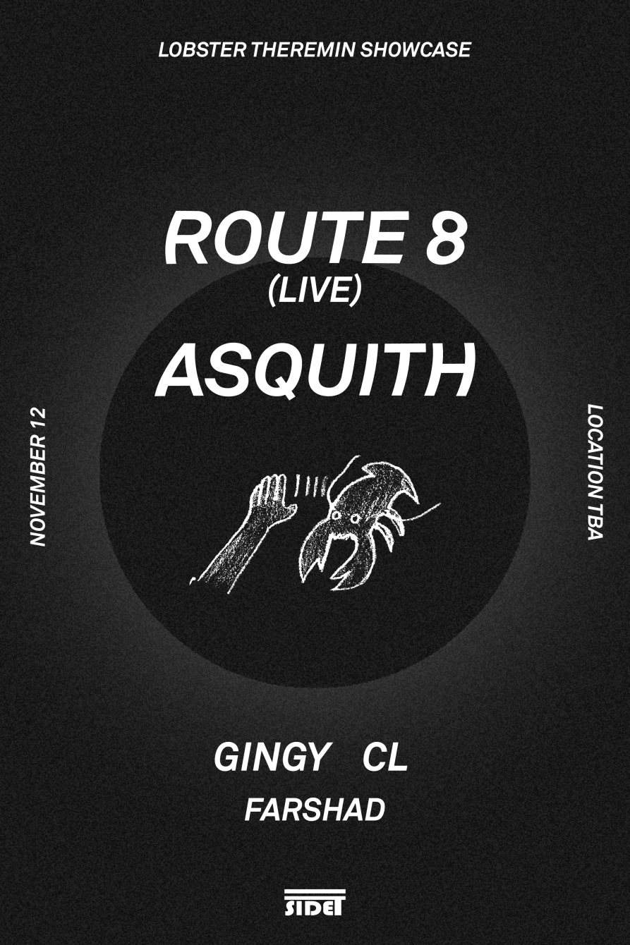 Lobster Theremin Showcase with Route 8 + Asquith - Página frontal