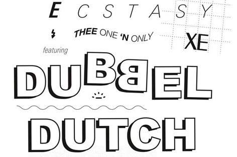 ECSTASY: Dubbel Dutch (Mixpak), E*Rock, Massacooramaan & DJ Rafael - Página frontal