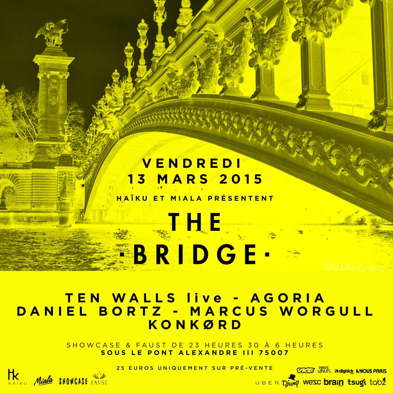 The Bridge: Ten Walls (Live) - Agoria - Daniel Bortz - Marcus Worgull - Konkørd - Página frontal
