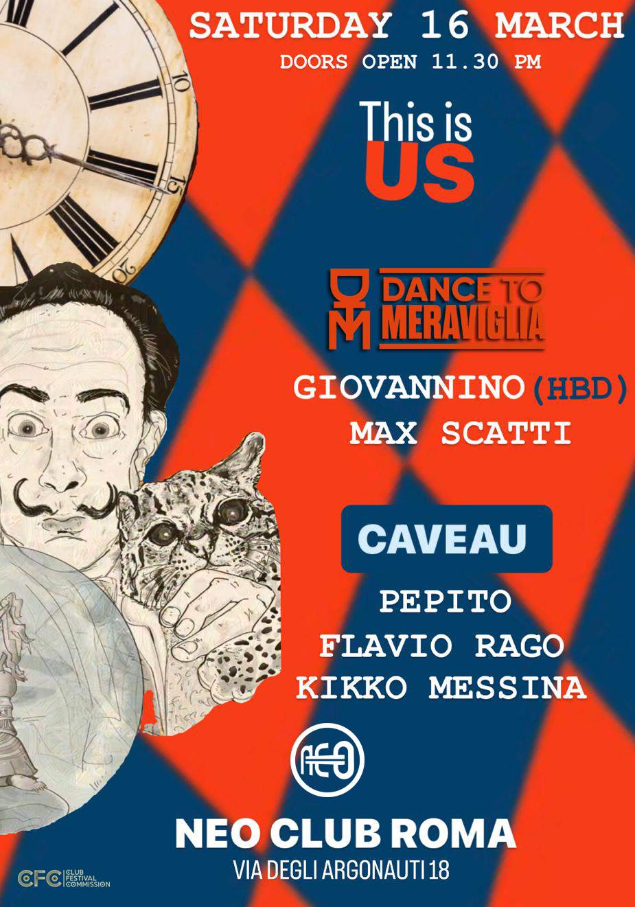 Dance To Meraviglia | HBD Giovannino | This is US - フライヤー裏