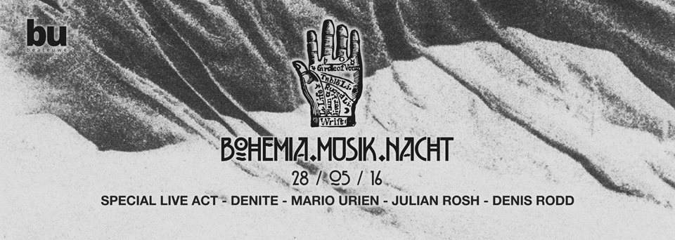 Bohemia Musik Nacht - フライヤー表