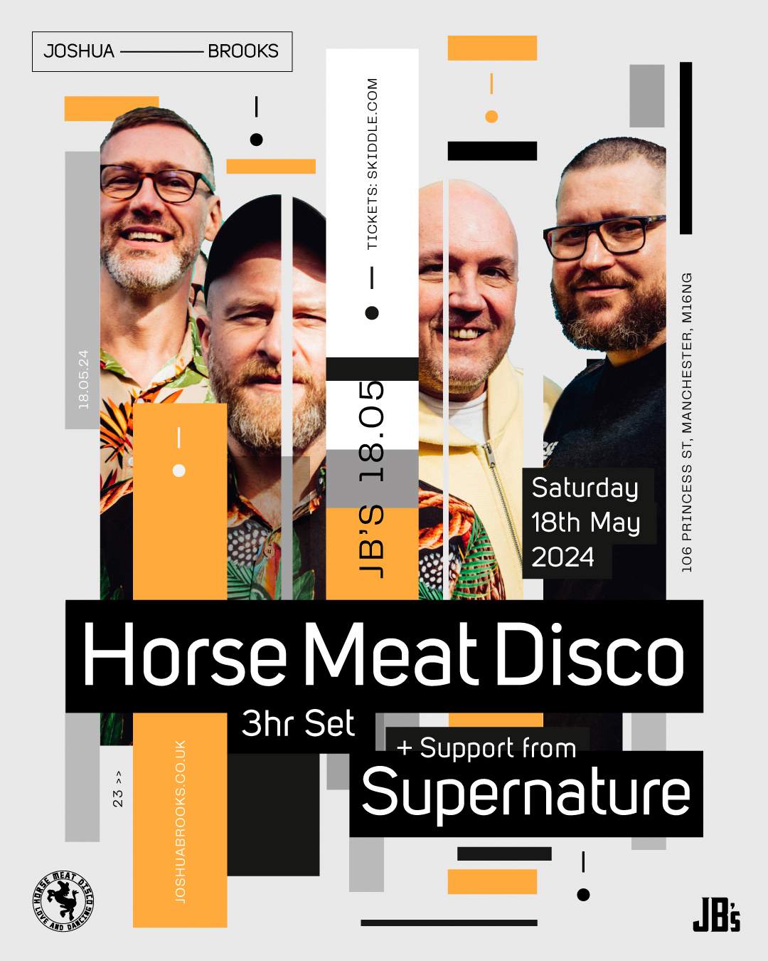 Horse Meat Disco 3-Hour Set - フライヤー表