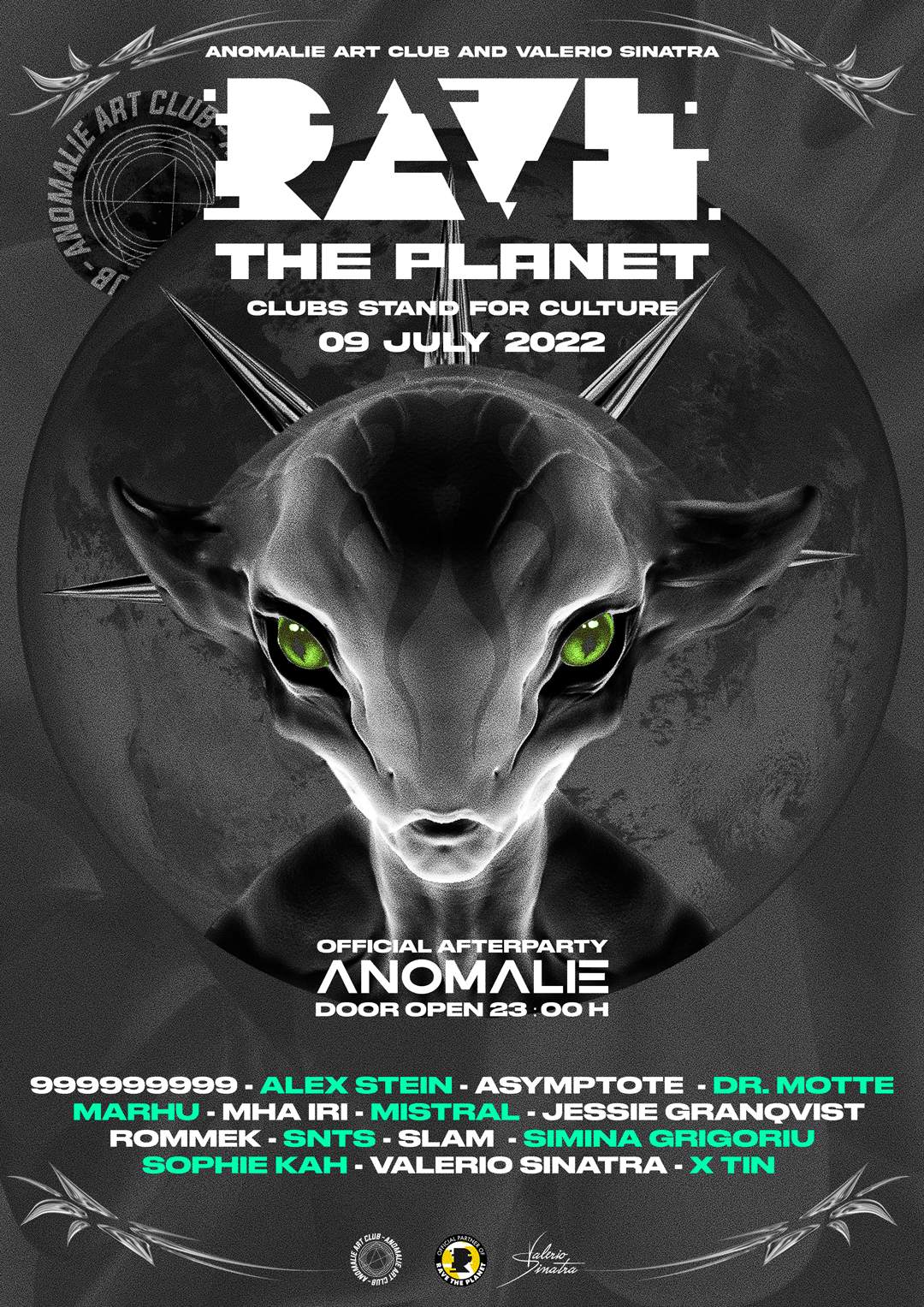 RAVE THE PLANET FLOAT & OFFICIAL AFTERPARTY  - Página trasera