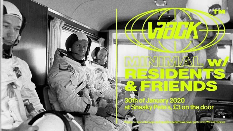 Wack #12: Minimal Special with Residents & Friends - フライヤー表