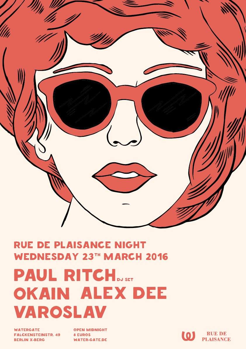 Meet: Rue de Plaisance with Paul Ritch(dj),Okain,Varoslav,Alex Dee - フライヤー表