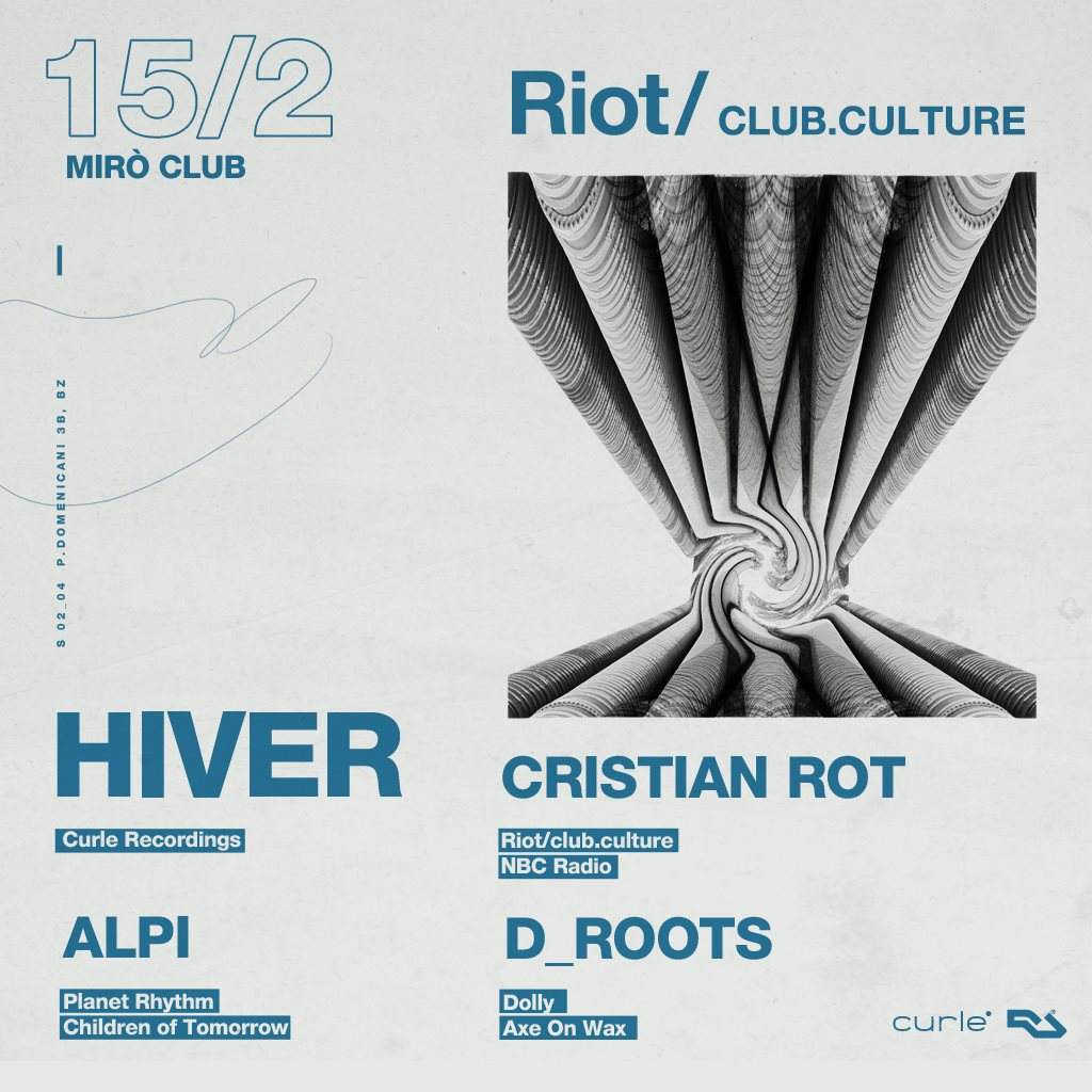 Riot/ Club.Culture presents: Hiver - Página trasera