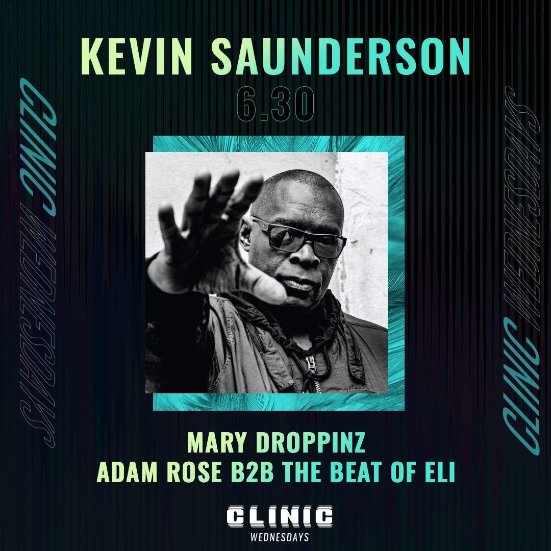 Clinic with Kevin Saunderson (Planet E) - Página frontal