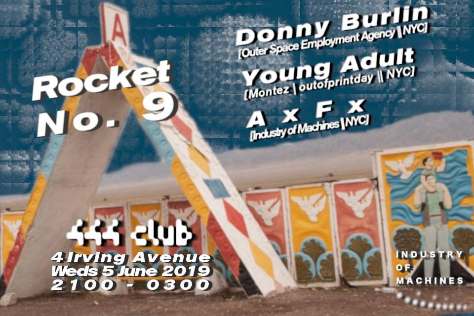 Rocket No. 9: Donny Burlin, Young Adult, AxFx - Página frontal