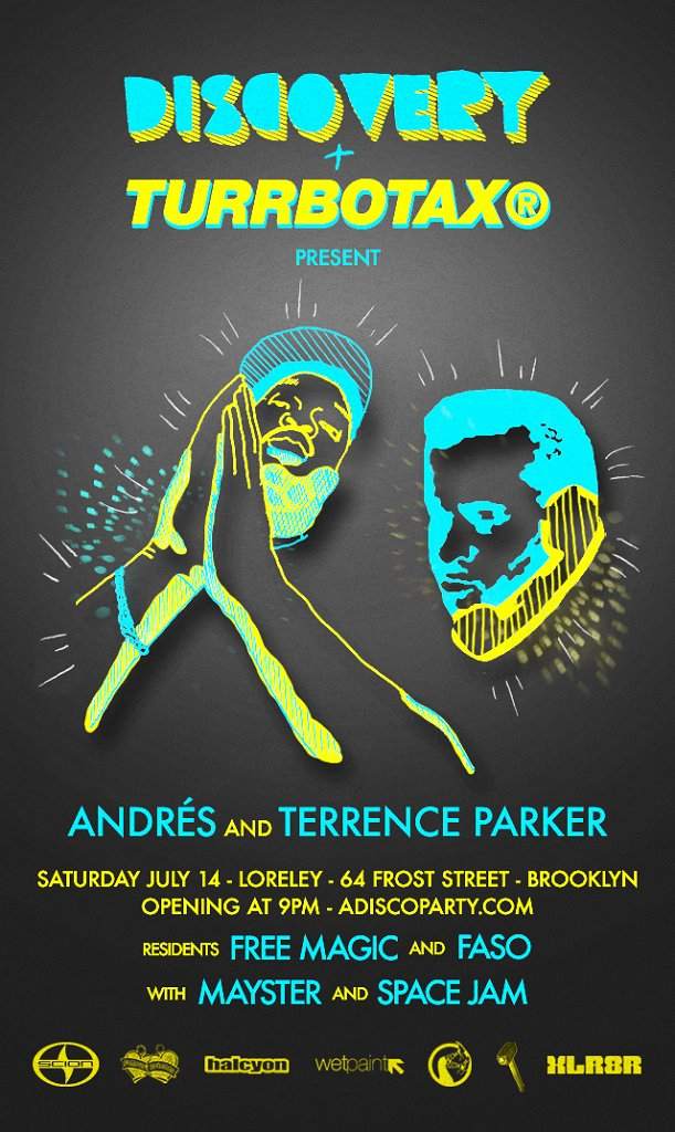 Discovery & Turrbotax present Andrés & Terrence Parker - Página frontal